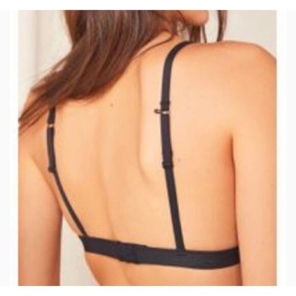 FREE PEOPLE NWT Oh Scuba Bralette Black Small - Picture 5 of 9